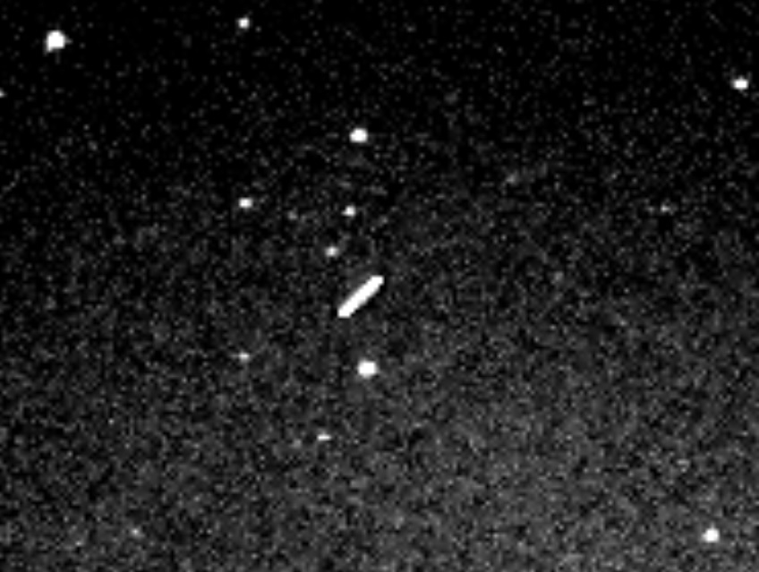 Imagem mostra o asteroide 1994 PC1, que tem a maior probabilidade de impacto com a Terra. Cientistas, no entanto, dizem que as chances disso acontecer são mínimas