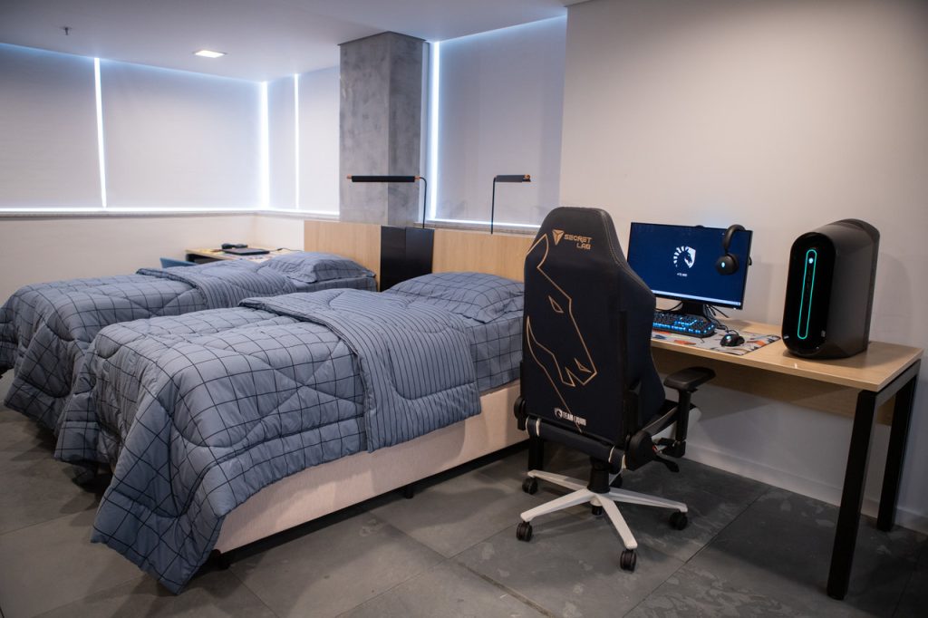 Dormitório da facility da Team Liquid
