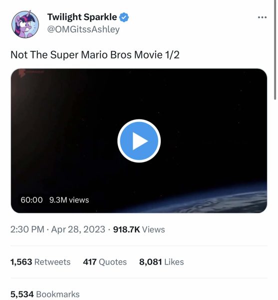 Cópias “piratas" do filme do Super Mario estão no Twitter