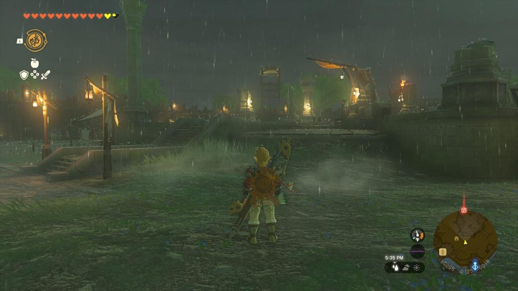 Equipamentos na chuva - The Legend of Zelda Tears of the Kingdom 