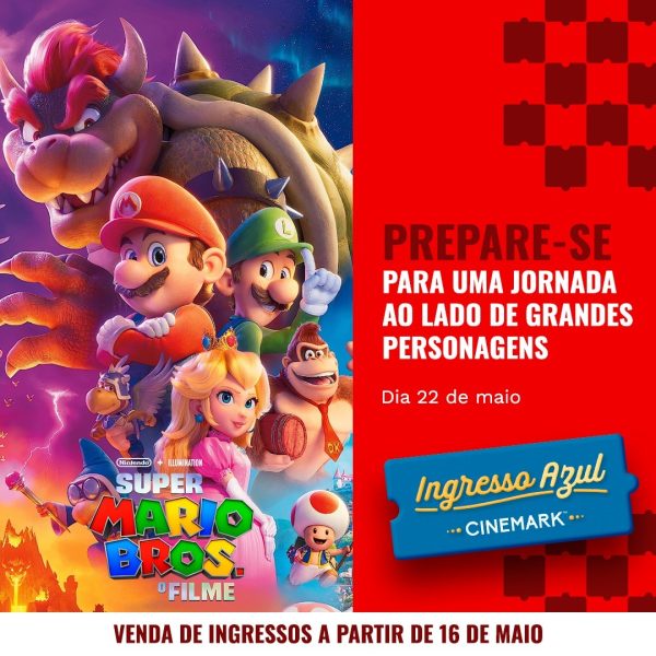 Super Mario Bros. Filme retornando aos cinemas para o Dia Nacional do  Cinema – Laranja Cast