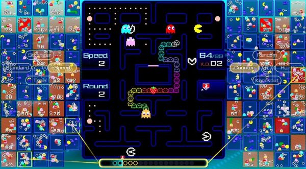 Imagem mostra cena do jogo Pac-Man 99, que será removido da loja online da Nintendo até outubro