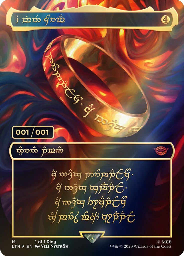 Card The One Ring de Magic The Gathering