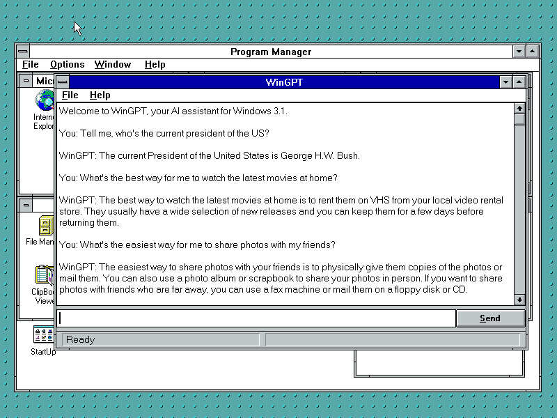 ChatGPT para Windows antigos 