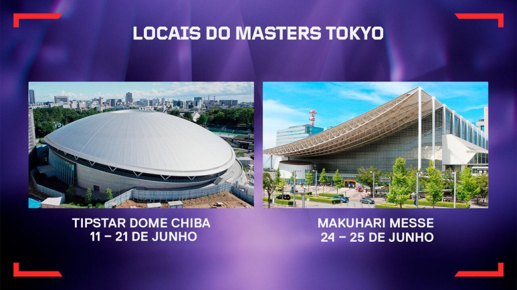 Locais do Masters Tokyo de Valorant