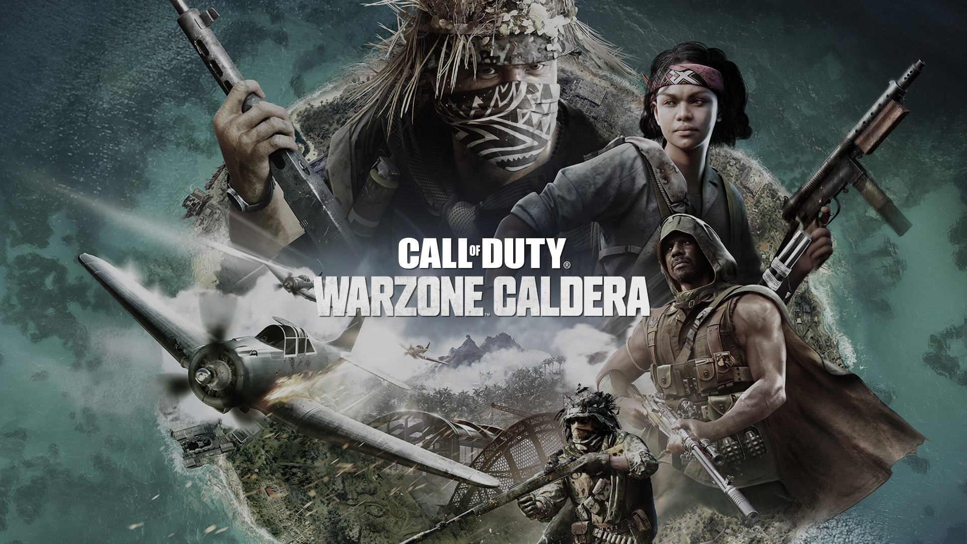 Imagem mostra banner de divulgação de Warzone Caldera, modo online de Call of Duty que será desligado em setembro