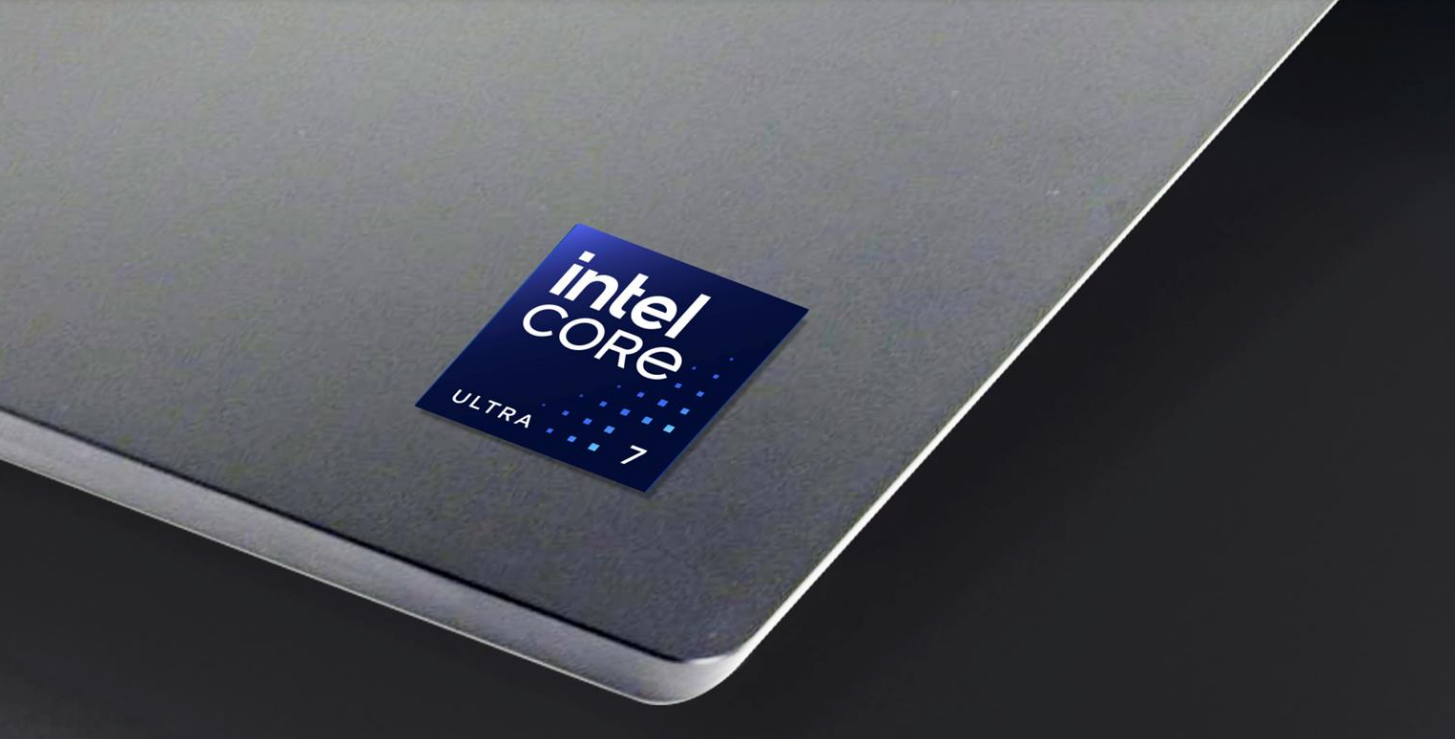 Imagem mostra etiqueta da linha Intel Core Ultra