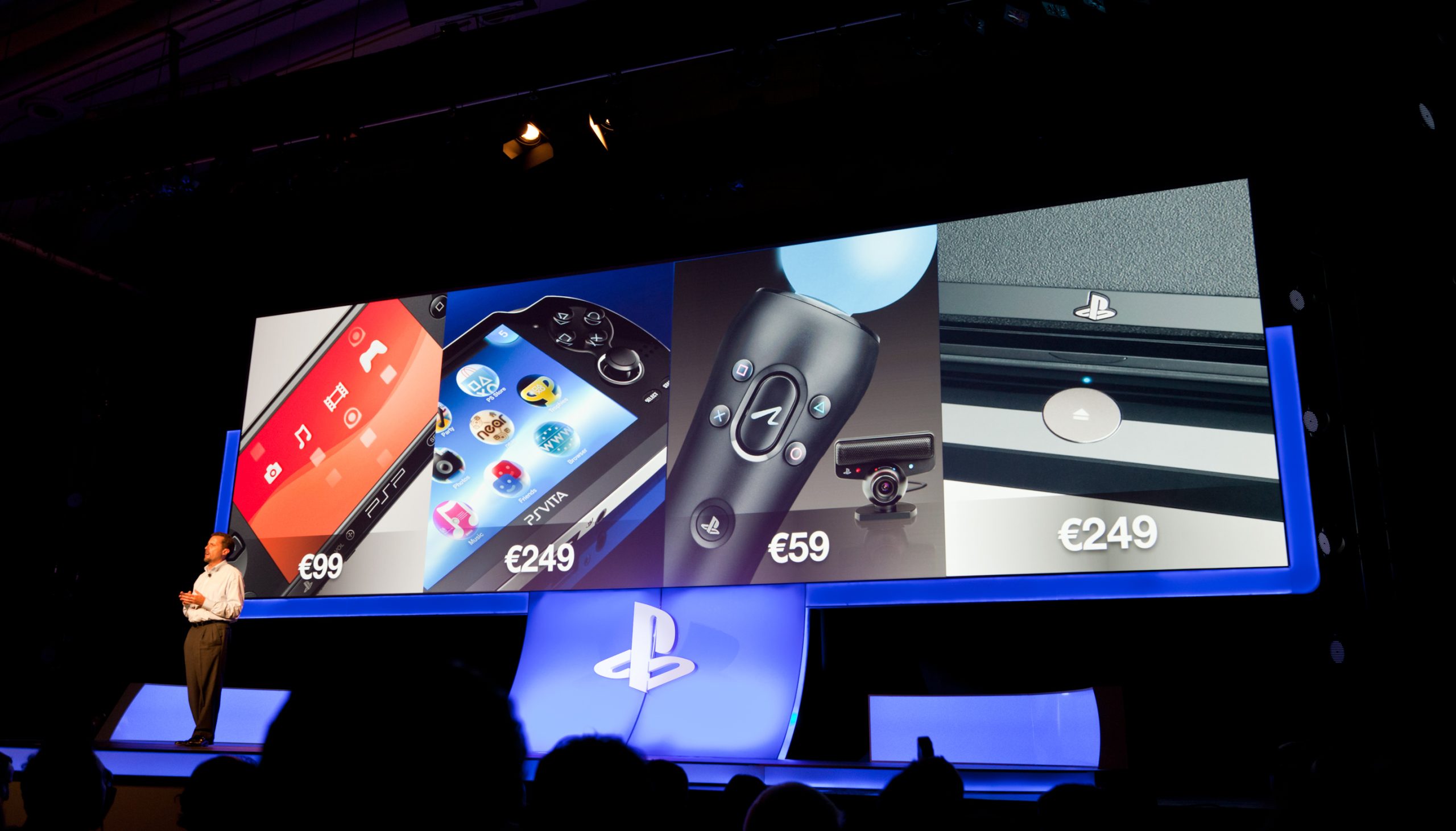 Imagem mostra apresentação de PlayStation durante a Gamescom 2019