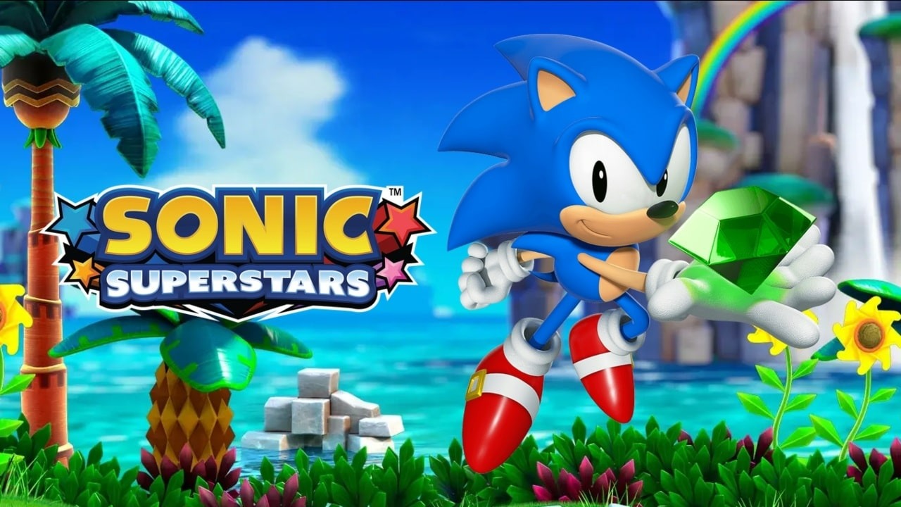 Capa de Sonic Superstars da Sega