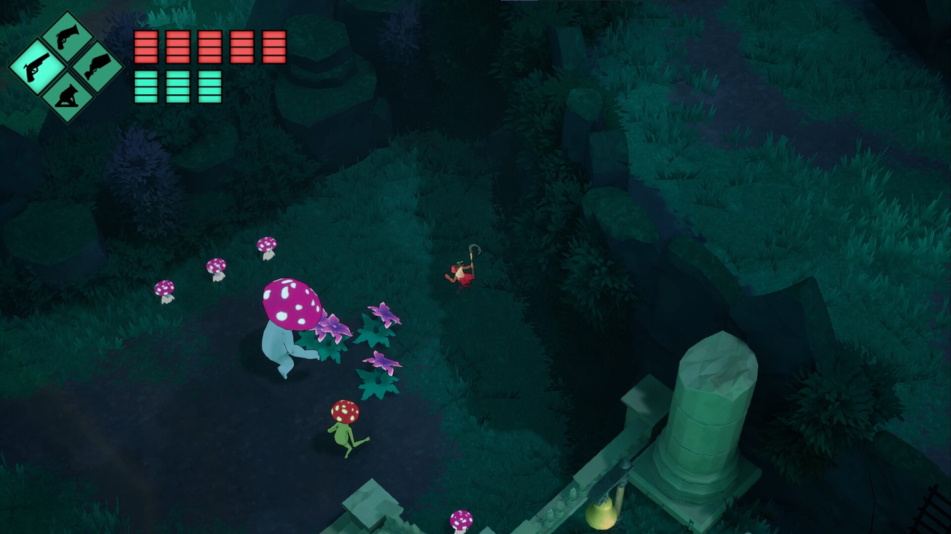 Imagem mostra cena do jogo Mark of the Deep, do estúdio brasileiro Mad Monkey