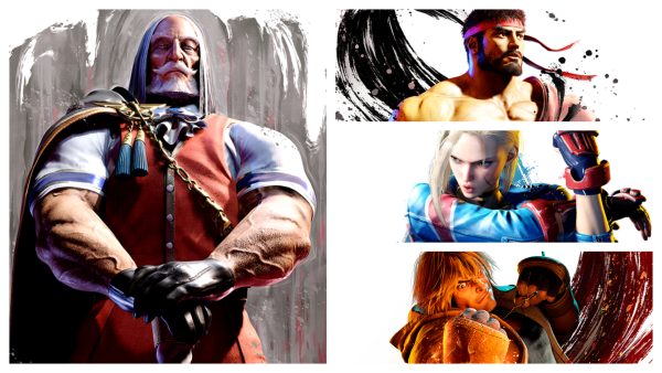 Montagem destaca JP, Ryu, Cammy e Ken, personagens de Street Fighter 6
