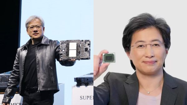 CEOs de Nvidia e AMD