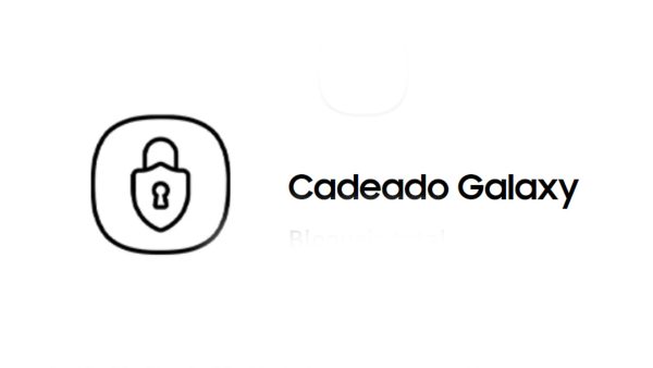 Logotipo do Cadeado Galaxy, da Samsung