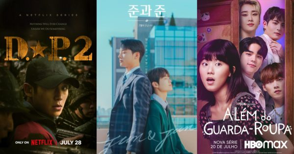 Estreias de K-Dramas de julho de 2023 com D.P Dog Day 2, Jun e Jun e Além do Guarda-Roupa