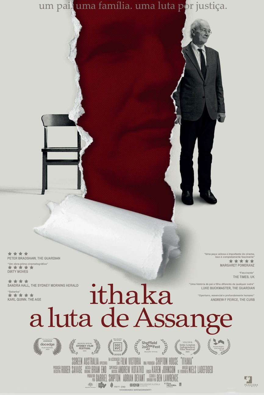 'Ithaka — a Luta de Assange': pai de jornalista preso está no Brasil para divulgar documentário