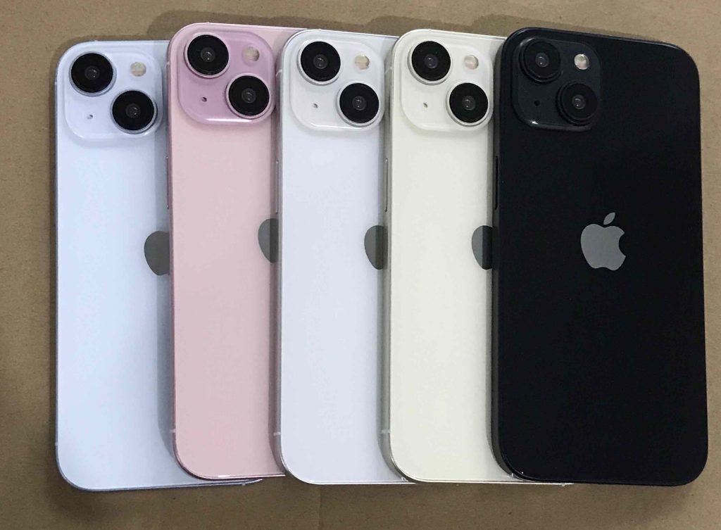 novas cores do iPhone 15