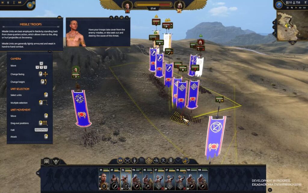Combates Total War: Pharaoh