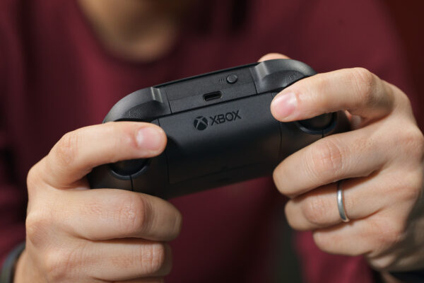 Controle do videogame Xbox