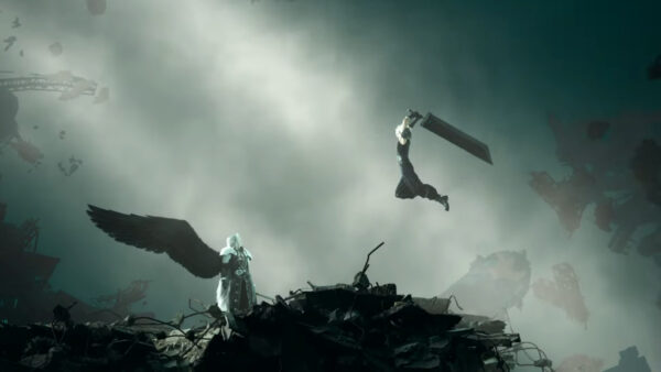 Captura de imagem mostra cena do trailer de Final Fantasy VII Rebirth