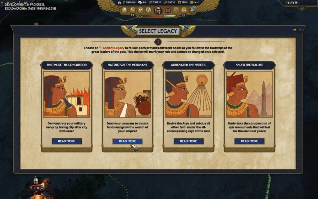 Legado Antigo Total War: Pharaoh