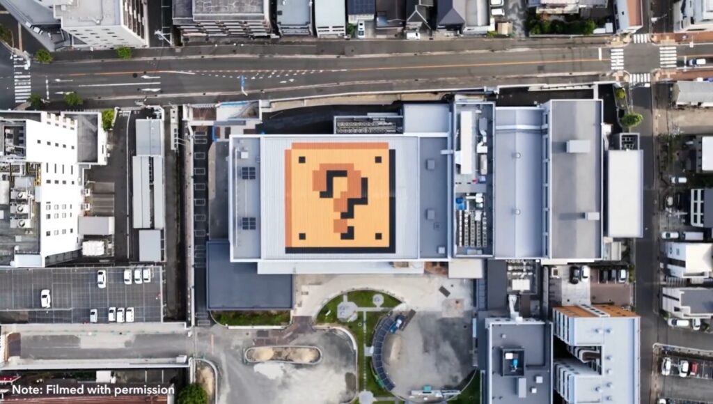 Telhado do Museu da Nintendo