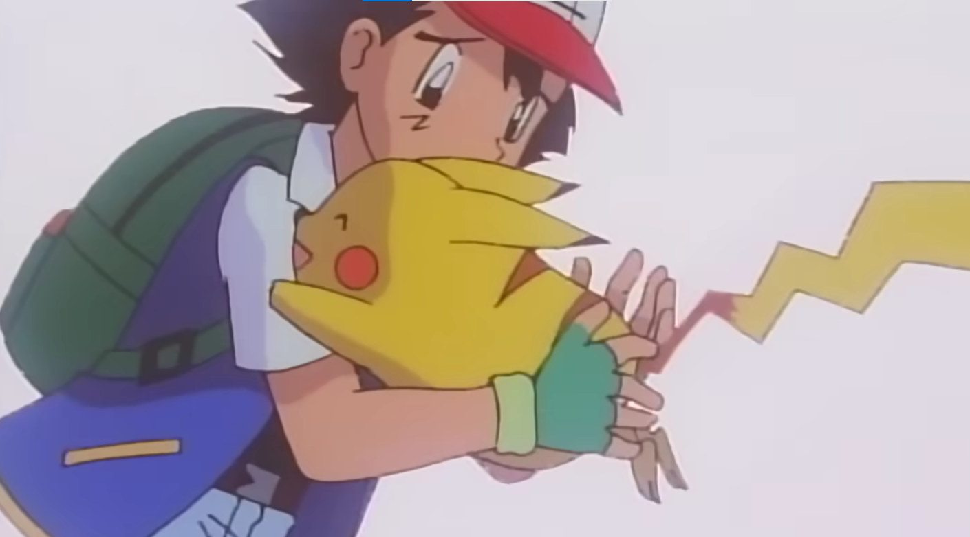 Ash e Pikachu - Pokémon
