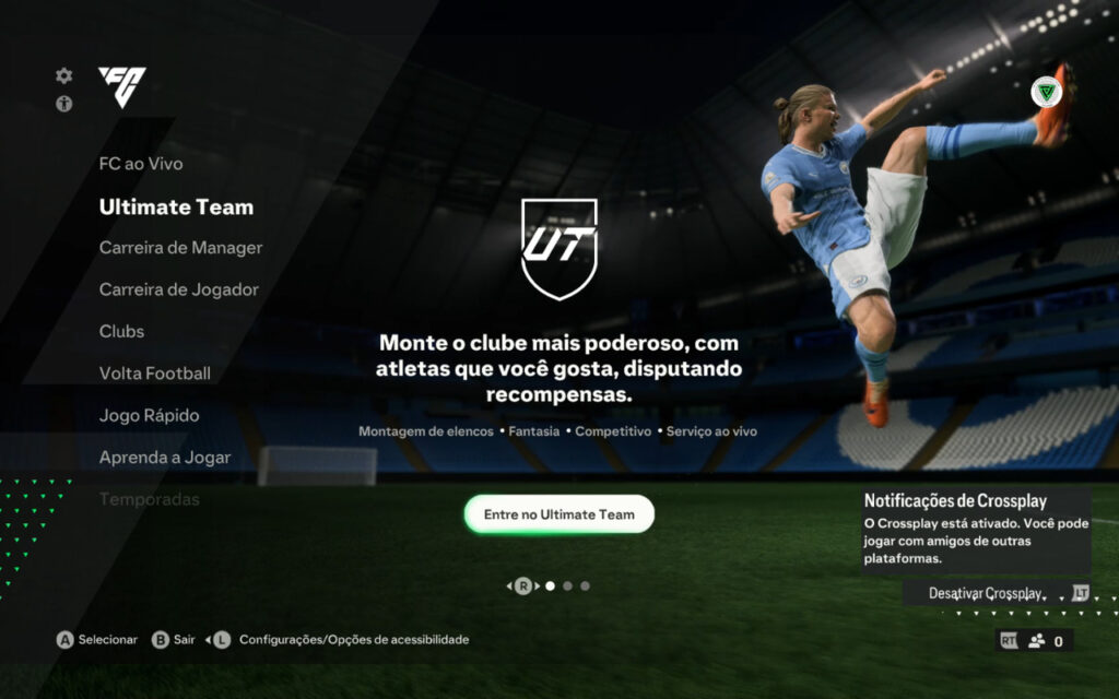Menu EA Sports FC 24