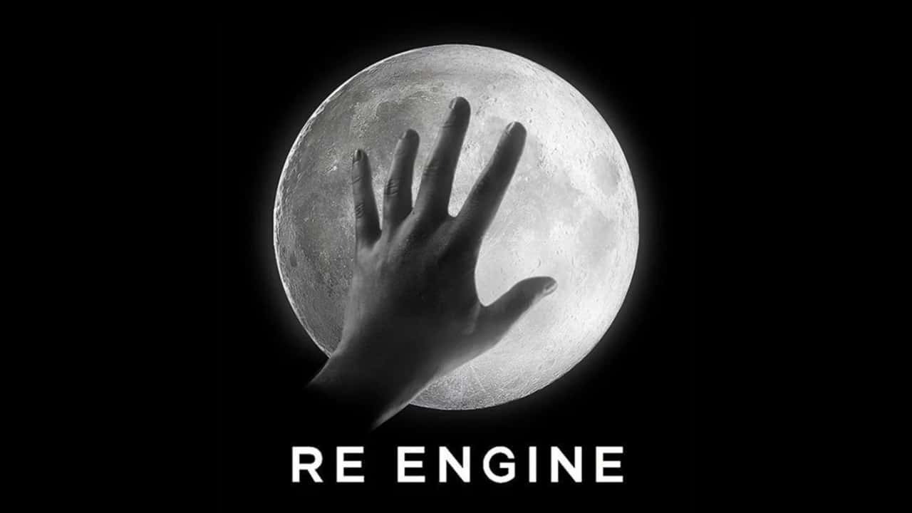 Logo da RE Engine, atual motor gráfico da Capcom