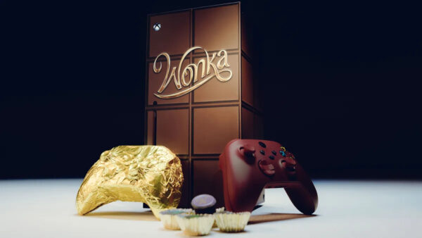 Xbox Series X em formato de Chocolate