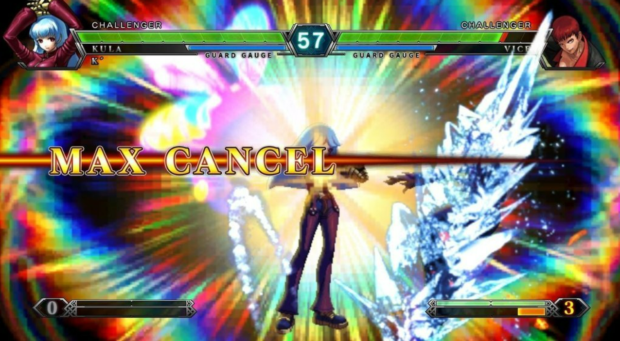 Imagem mostra partida do jogo The King of Fighters XIII: Global Match