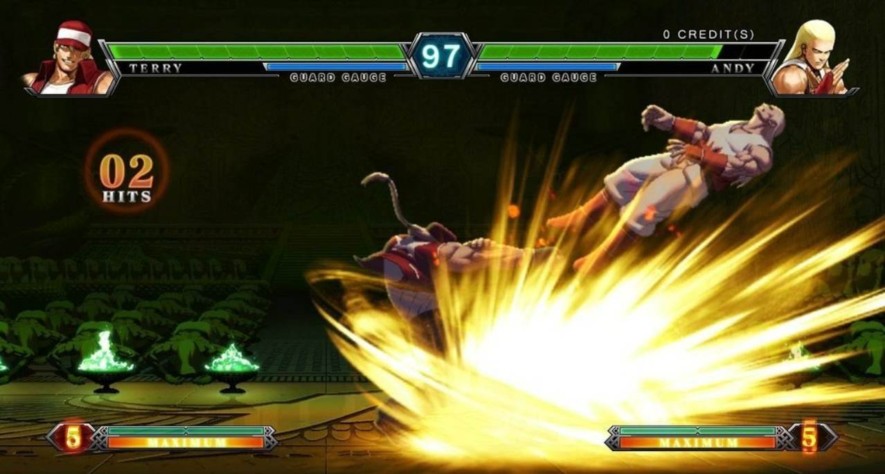 Imagem mostra partida do jogo The King of Fighters XIII: Global Match