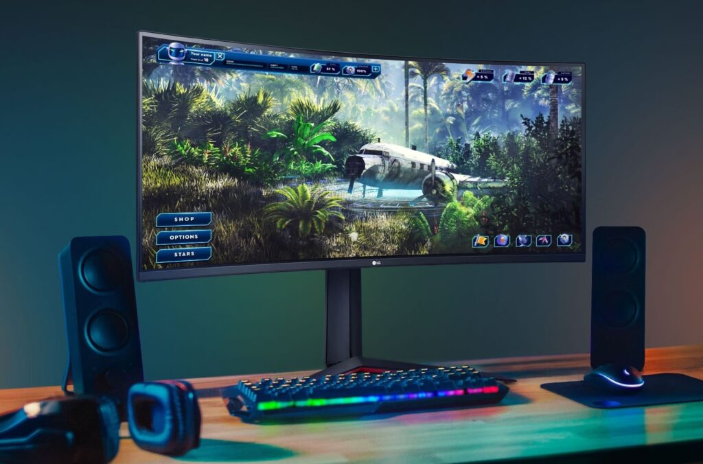 Monitor gamer LG Ultragear 34 curvo