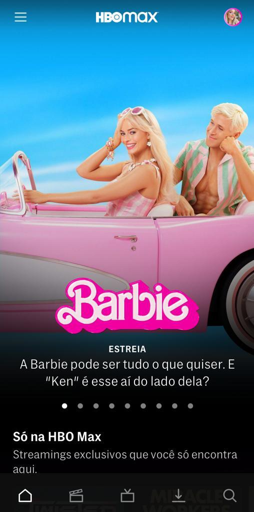 Filme Barbie já está disponível no HBOMax a partir desta sexta-feira (15)