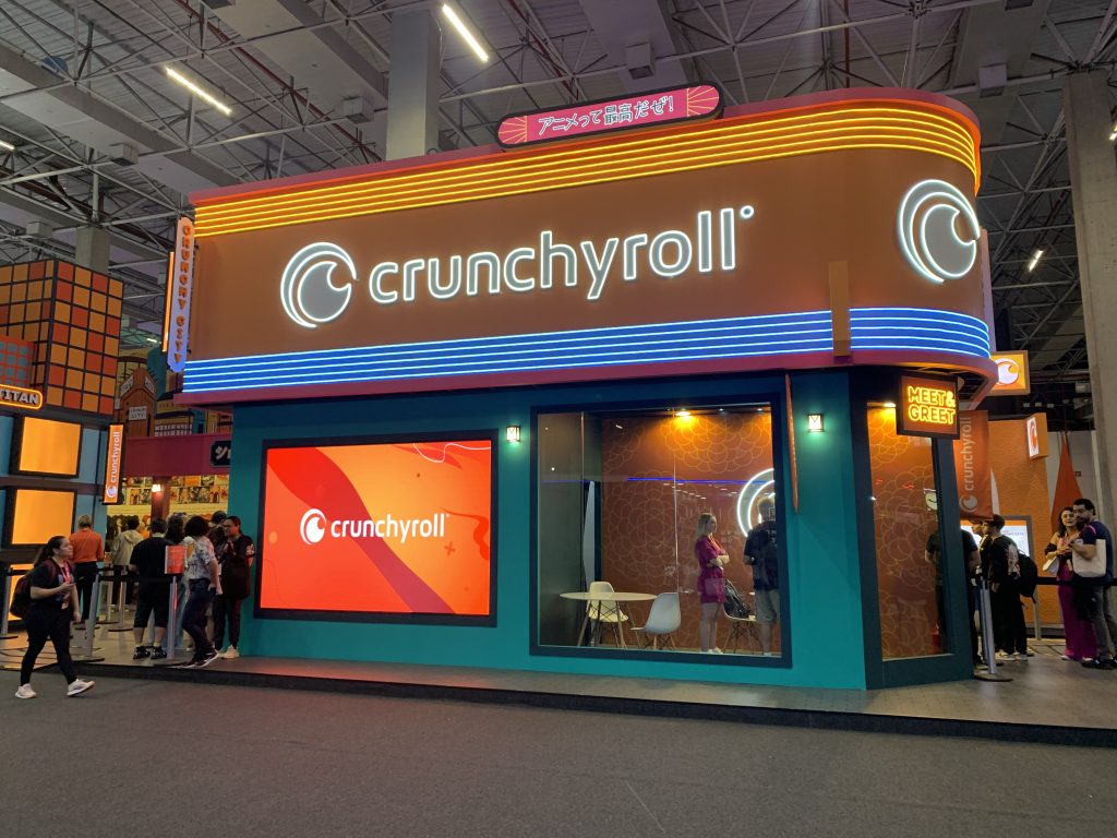 Crunchy City, estande da Crunchyroll na CCXP23