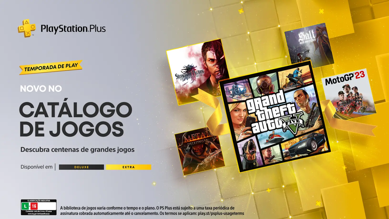 Banner mostra os jogos a ingressar ao catálogo de PS Plus em dezembro de 2023