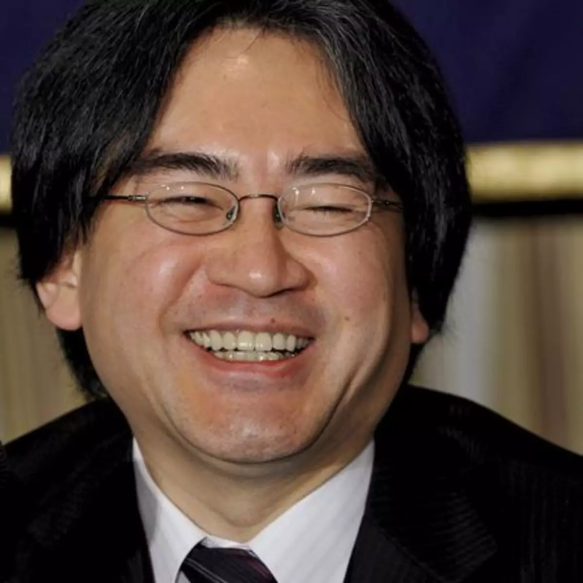 Imagem do ex-presidente da Nintendo, Satoru Iwata, falecido em 2015