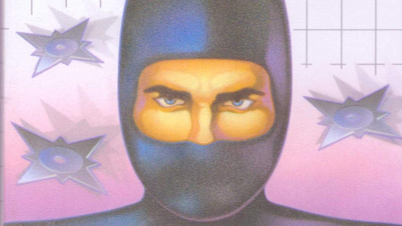 Imagem da capa do primeiro Shinobi, jogo antigo da SEGA