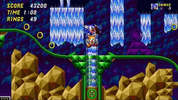 Imagem de uma fase perdida de Sonic the Hedgehog 2