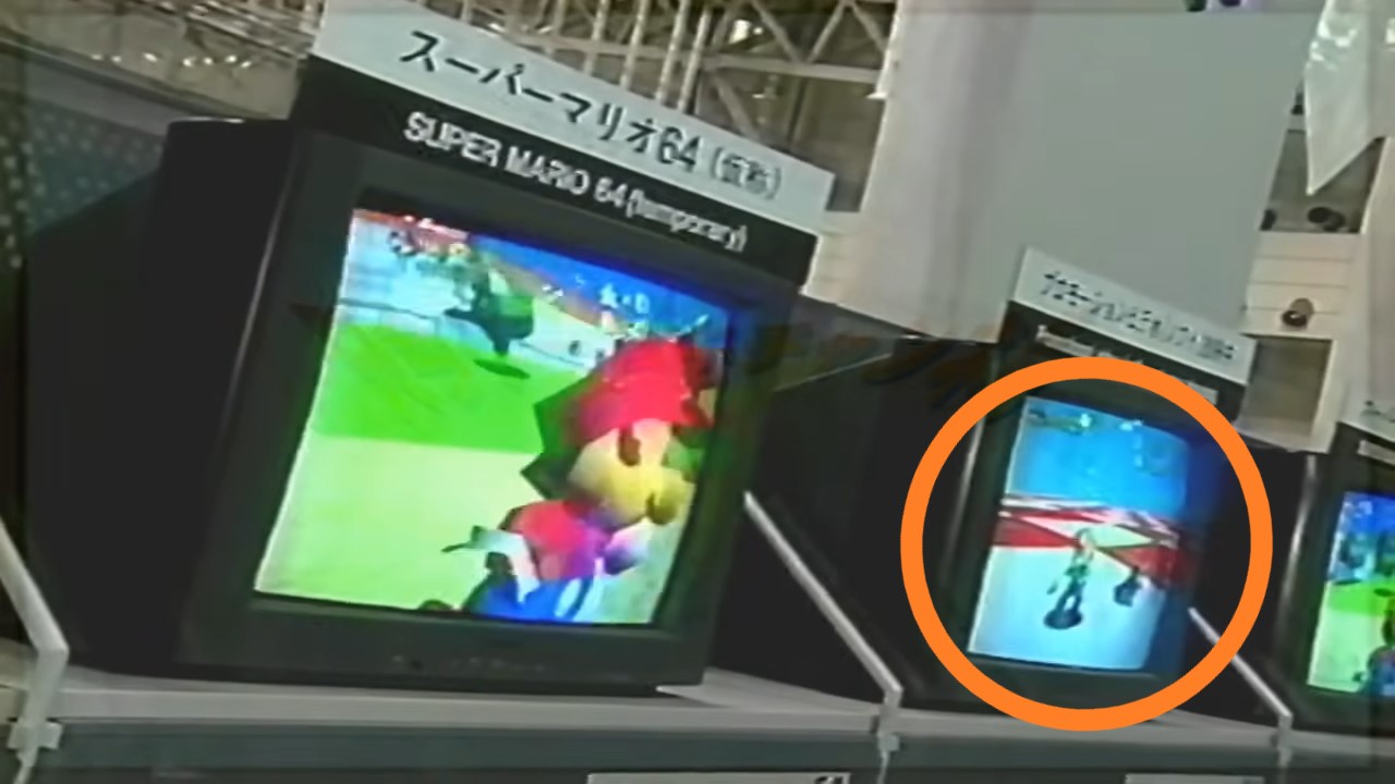 Captura de imagem mostra suposto modo multiplayer de Mario 64, com a participação de Luigi