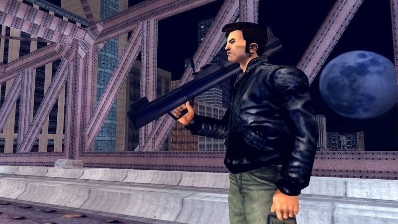 Imagem mostra Claude, protagonista de Grand Theft Auto 3