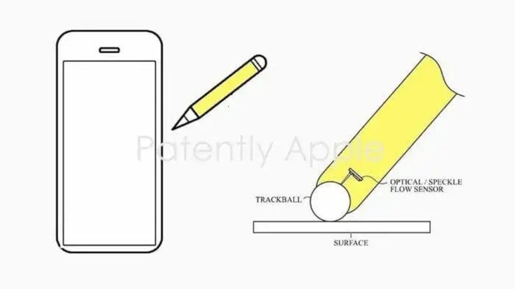 Patente da Apple de caneta para iPhones