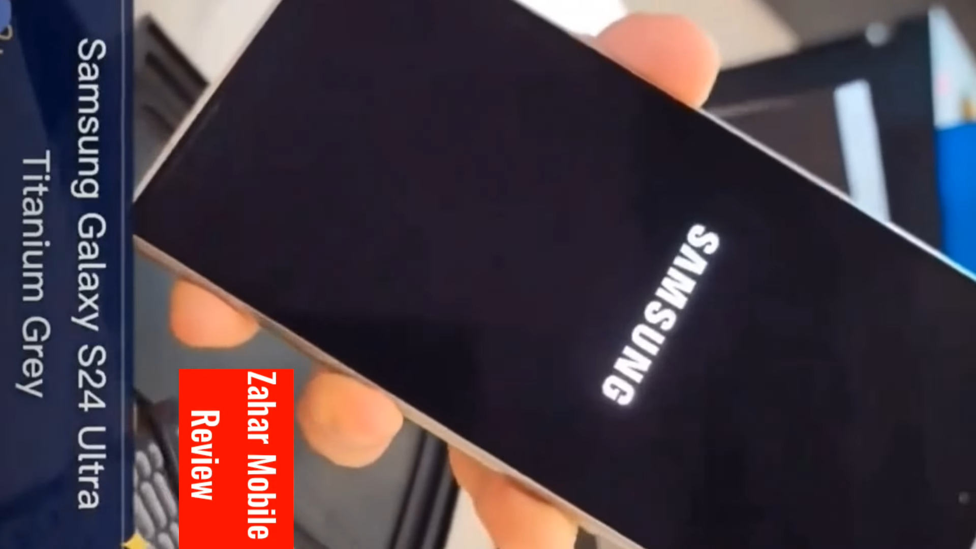 Imagem mostra vídeo do suposto Galaxy S24 Ultra um dia antes de seu lançamento