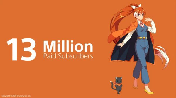 Crunchyroll alcança 13 milhões de assinantes em todo o mundo