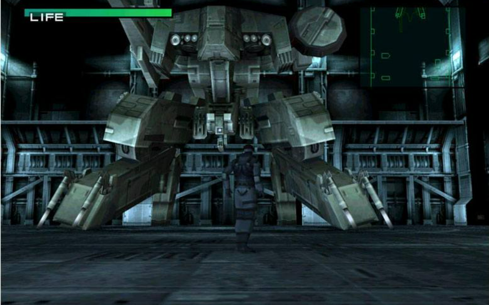 Imagem mostra cena de Metal Gear Solid (1998)